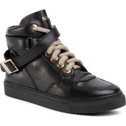 Sneakersy EVA MINGE - EM-08-07-000583 101. Czarne półbuty damskie Eva Minge, ze skóry. Za 499,00 zł.