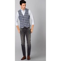 Jeansy Szare Meriden. Szare jeansy męskie LANCERTO, s, z haftami, vintage. W wyprzedaży za 174,90 zł.