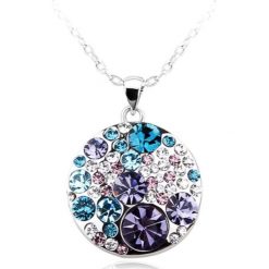 Naszyjniki damskie: Naszyjnik z kryształkami Swarovski – dł. 42 cm