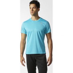 Koszulka adidas Response Tee M Błękitna. Niebieskie koszulki męskie Adidas, m, bez wzorów, bez kołnierzyka, z krótkim rękawem, krótkie. Za 89,99 zł.