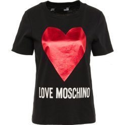 Love Moschino Tshirt z nadrukiem black. Czarne t-shirty damskie marki Love Moschino, z nadrukiem, z bawełny. Za 389,00 zł.