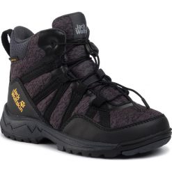 Trekkingi JACK WOLFSKIN - Thunderbolt Texapore Mid K 4036061 Black/Dark Grey. Czarne śniegowce chłopięce Jack Wolfskin, bez zapięcia. Za 329,00 zł.