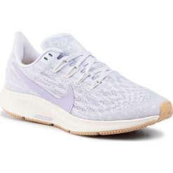 Buty NIKE - Air Zoom Pegasus 36 AQ2210 005 Platinum Tint/Purple Agate. Fioletowe buty sportowe damskie Nike, bez wzorów, z tworzywa sztucznego, sportowe, do biegania, nike zoom. W wyprzedaży za 359,00 zł.