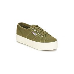 Buty Superga 2790 LINEA UP AND. Zielone trampki i tenisówki damskie Superga, bez wzorów, bez zapięcia. Za 276,80 zł.