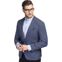 Marynarka CESARE MAGS000185. Niebieskie marynarki męskie Giacomo Conti, na zimę, m, bez wzorów, z bawełny, klasyczne. Za 499,00 zł.