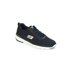 Buty Skechers FLEX ADVANTAGE 3.0. Niebieskie trampki męskie Skechers, bez wzorów, bez zapięcia. Za 231,20 zł.