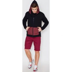 Bejsbolówki męskie: Visent Bluza męska V015 Czarny r. 2XL