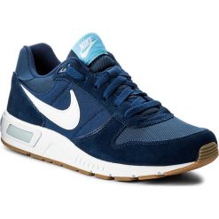 Buty NIKE - Nightgazer 644402 412 Coastal Blue/White/Bluecap. Niebieskie półbuty męskie Nike, na co dzień, bez wzorów, ze skóry, bez zapięcia. Za 289,00 zł.