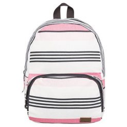 ROXY Plecak Always Core Canvas Marshmallow Day Brea k Stripe ERJBP03830-WBT5. Brązowe plecaki damskie Roxy, bez wzorów, sportowe, bez dodatków. W wyprzedaży za 109,00 zł.