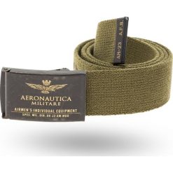 PASEK Aeronautica Militare. Brązowe paski męskie Aeronautica Militare, w paski, z tkaniny. Za 299,00 zł.