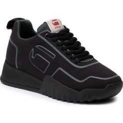 Sneakersy G-STAR RAW - Rackam Rovic Debossed D14292-9124-900 Black. Czarne półbuty damskie G-Star RAW, bez wzorów, z tworzywa sztucznego, retro, bez obcasa, na płaskiej podeszwie, bez zapięcia. Za 429,00 zł.