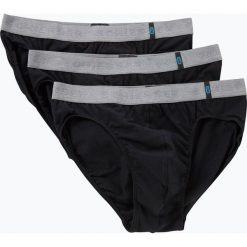 Schiesser - Slipy męskie pakowane po 3 szt., czarny. Czarne slipy męskie Schiesser, s, bez wzorów, z bawełny. Za 139,95 zł.