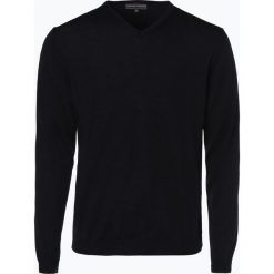 Finshley & Harding - Sweter męski z dodatkiem wełny merino, niebieski. Niebieskie swetry klasyczne męskie Finshley & Harding, m, z dzianiny. Za 179,95 zł.