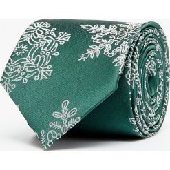 Krawat xmas zielony 201. Zielone krawaty męskie Recman, bez wzorów. Za 69,00 zł.