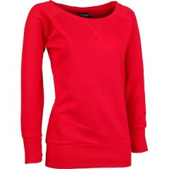 Bluzy rozpinane damskie: Urban Classics Ladies Wideneck Crewneck Bluza damska czerwony