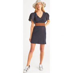 SUKIENKA liu jo. Czarne sukienki damskie Liu Jo, na imprezę, xs, w paski, bez kołnierzyka, z krótkim rękawem, krótkie, mini. Za 639,00 zł.
