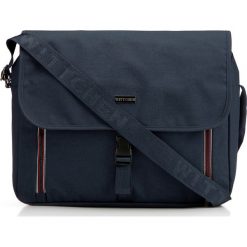 Torba na laptopa. Niebieskie torby na laptopa Wittchen, w paski, z poliesteru. W wyprzedaży za 99,90 zł.