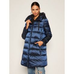 Parka Geox W Adrya W0425R T2566 F4513. Niebieskie kurtki damskie Geox, na zimę, bez wzorów, bez kaptura. Za 1289,00 zł.