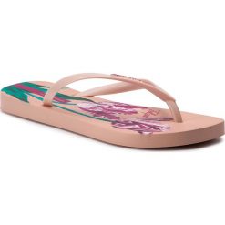 Japonki IPANEMA - Botanicals Fem 82661 Pink 20791. Różowe klapki damskie Ipanema, bez wzorów, z tworzywa sztucznego, bez obcasa. W wyprzedaży za 59,99 zł.