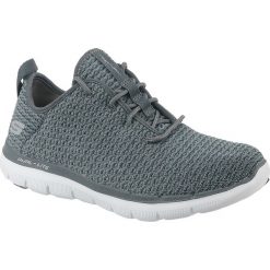 Skechers Appeal 2.0 12773-CHAR. Szare buty sportowe damskie Skechers, bez wzorów, z tkaniny, sportowe. W wyprzedaży za 229,99 zł.