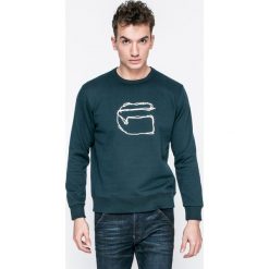 G-Star Raw - Bluza. Czarne bluzy męskie rozpinane marki G-Star RAW, l, z materiału, retro. W wyprzedaży za 199,90 zł.