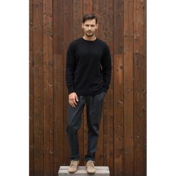 Spodnie męskie Cozy Whisper grafitowe. Szare swetry męskie Veva, na co dzień, na zimę, s, bez wzorów. Za 169,00 zł.