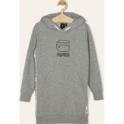 G-Star Raw - Sukienka dziecięca 140-176 cm. Szare sukienki dziewczęce G-Star RAW, z nadrukiem, z elastanu, retro, z długim rękawem, długie, maxi, proste. Za 339,90 zł.