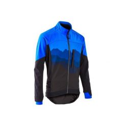 Kurtka na rower MTB ST 500 męska. Czarne kurtki męskie ROCKRIDER, xl, bez wzorów, z elastanu, bez kaptura. Za 199,99 zł.
