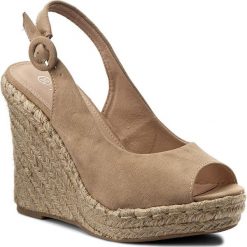 Espadryle JENNY FAIRY - LS2177-113 Beżowy. Brązowe espadryle damskie Jenny Fairy, bez wzorów, ze skóry ekologicznej, bez obcasa, na obcasie. W wyprzedaży za 59,98 zł.