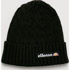 Ellesse - Czapka. Czarne czapki damskie Ellesse, na zimę, bez wzorów, z dzianiny. W wyprzedaży za 89,90 zł.