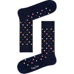 Happy Socks - Skarpetki Dot. Czarne skarpetki damskie marki Happy Socks, z bawełny. Za 39,90 zł.