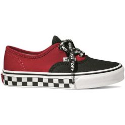 Vans Trampki Uy Authentic Logo Pop Czerwony/Czarny 32. Czerwone trampki chłopięce Vans, bez wzorów, eleganckie, bez zapięcia. Za 165,00 zł.