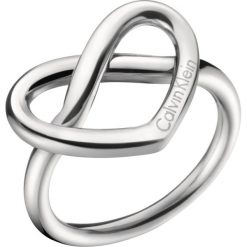 Calvin Klein Pierścień Srebrny. Szare pierścionki damskie Calvin Klein, srebrne. Za 371,95 zł.