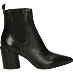 Botki - 8960 TEQ NERO. Czarne botki damskie Venezia, ze skóry. Za 274,00 zł.