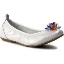 Baleriny damskie: Baleriny ROBERTO – 543 Srebro Przec.