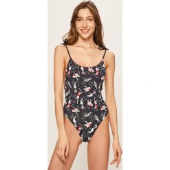 Tommy Hilfiger - Strój kąpielowy. Niebieskie stroje kąpielowe damskie TOMMY HILFIGER, s, bez wzorów, z elastanu. W wyprzedaży za 219,90 zł.