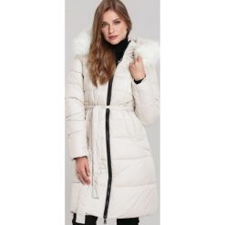 Kremowa Kurtka Shadyside. Brązowe kurtki damskie Renee, na zimę, s, bez wzorów, z tkaniny. Za 269,99 zł.