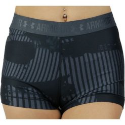 Under Armour HG Armour Printed Short 1302777-008. Czarne szorty damskie Under Armour, xs, bez wzorów, z elastanu. W wyprzedaży za 89,99 zł.