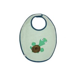 Śliniaki: LÄSSIG Śliniaczek waterproof medium Wildlife Żółwik