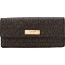 Portfele damskie: MICHAEL Michael Kors MONEY PIECES FLAT Portfel brown