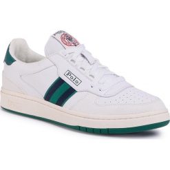 Sneakersy POLO RALPH LAUREN - Court 809784401002 White/Kelly Green/Newport Navy. Białe sneakersy męskie Polo Ralph Lauren, bez zapięcia. W wyprzedaży za 329,00 zł.