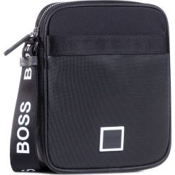 Saszetka BOSS - Pixel BW_NS Zip 50437483 001. Czarne torby męskie skórzane Boss, bez wzorów, z materiału, młodzieżowe. Za 649,00 zł.