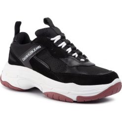 Sneakersy CALVIN KLEIN JEANS - Marvin S1770 Black. Czarne sneakersy męskie Calvin Klein Jeans, na co dzień, bez wzorów, z jeansu, bez zapięcia. W wyprzedaży za 379,00 zł.