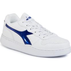 Sneakersy DIADORA - Playground Wn 101.175055 C3144 White/Imperial Blue. Białe półbuty damskie Diadora, ze skóry ekologicznej. Za 259,00 zł.