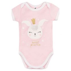 Garnamama Body Dziewczęce Rabbit 56 Różowe. Różowe body niemowlęce Garnamama, bez wzorów, bez rękawów. W wyprzedaży za 24,00 zł.