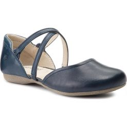 Półbuty JOSEF SEIBEL - Fiona 41 87241 971 530 Ocean. Niebieskie półbuty damskie skórzane marki Josef Seibel, na płaskiej podeszwie. W wyprzedaży za 259,00 zł.