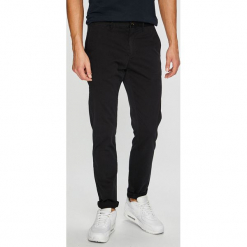 Tommy Hilfiger - Spodnie. Szare chinosy męskie marki TOMMY HILFIGER, z bawełny. Za 449,90 zł.
