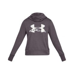 Under Armour Logo Cotton Fleece Sportstyle h, Cotton Fleece Sportstyle Logo bluza z kapturem-Gra | S / M. Szare bluzy damskie Under Armour, s, bez wzorów, z polaru, bez rękawów, z kapturem. W wyprzedaży za 264,69 zł.