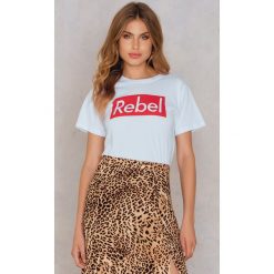 T-shirty damskie: Colourful Rebel T-Shirt Rebel Frame Boyfriend – White