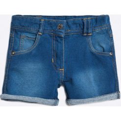 Blue Seven - Szorty dziecięce 92-128 cm. Niebieskie spodenki dziewczęce marki Blue Seven, z haftami, z bawełny, casualowe. W wyprzedaży za 39,90 zł.